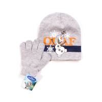 Frozen "KIDS" Grey Olaf Hat & Glove Set