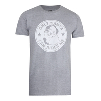 Game On Grey "Only Santa Can Judge Me" T-Shirt