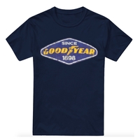 Goodyear Diamond Logo Navy T-Shirt