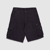 Guess Black Willis Textured Cargo Shorts