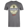 Guinness Mens Guinness Label Charcoal T-shirt