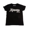 Harry Potter Black "Always" Girls T-shirt