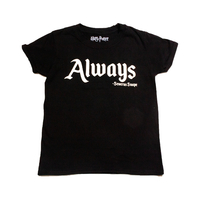 Harry Potter Black "Always" Girls T-shirt