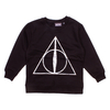 Harry Potter Black Deathly Hallows Symbol GIRLS Sweatshirt