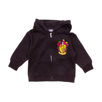 Harry Potter Black Gryffindor KIDS Zip Hoodie