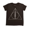 Harry Potter Charcoal "Deathly Hallows Symbol" Womens T-shirt