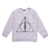 Harry Potter Grey Deathly Hallows Symbol GIRLS Sweatshirt