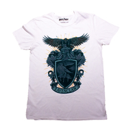 Harry Potter White "Ravenclaw Badge" Mens T-Shirt