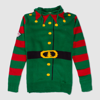 Ho, Ho, Ho Green Elf Buddy Jumper