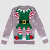Ho, Ho, Ho Grey Elf Body Jumper