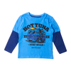 Hot Tuna Blue / Navy "Road Trip" KIDS Long Sleeve T-Shirt