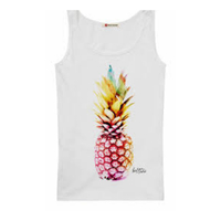 Hot Tuna White "Pineapple" Womens Vest