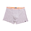 House of Cavani Grey Cotton Rib Boxer Trunks