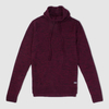 Jack&Jones Wine Fleck Knitted Funnel Neck Jumper