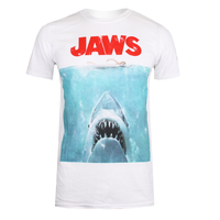 Jaws Movie Poster White T-Shirt