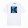 Kenzo White K Box Logo Crew Neck T-Shirt