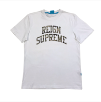 King Apparel Reign Supreme Print White T-Shirt