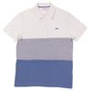 Lacoste Farine/Multico Striped Polo Shirt