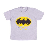 Lego Grey Batman Lego Brick Logo T-Shirt