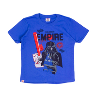 Lego Royal Blue KIDS "Building An Empire" T-Shirt