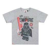 Lego Royal Grey KIDS "Building An Empire" T-Shirt