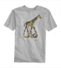 LRG Ash Heather Core Collection Giraffe T-Shirt