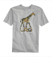 LRG Ash Heather Core Collection Giraffe T-Shirt