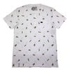 LRG Floral Print Henley White T-Shirt