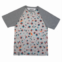 LRG Overspray Print Light Ash T-Shirt