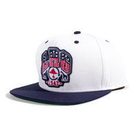 LRG White & Navy 