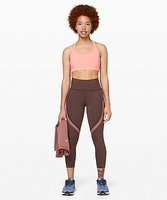 Lululemon Cherry Cola Speed Limit Nulux Crop 23" Legging
