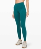 Lululemon Emerald Wunder Under HR Nulux Tight 25" Crop Legging