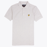 Lyle & Scott Light Grey Marl Polo Shirt