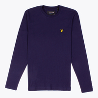 Lyle & Scott Navy Long Sleeve Crew neck T-Shirt