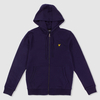 Lyle & Scott Navy Zip Through Hoodie