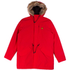 Lyle & Scott Tomato Red Micro Fleece Lined Parka