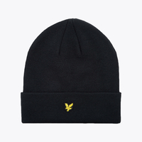 Lyle & Scott True Black Beanie
