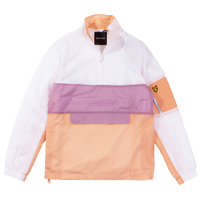 Lyle & Scott White Colour Block Overhead Jacket