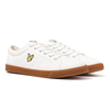 Lyle & Scott White Gum Sole Halket Canvas Trainers