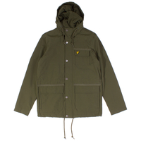 Lyle & Scott Woodland Green Micro Fleece Lined Jacket