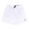 Lyle and Scott Logo Print White Swim shorts
