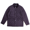 Maine Navy Frankfurt Quilted Collar Jacket
