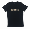 Makia Flag & Makia Print Black T-Shirt