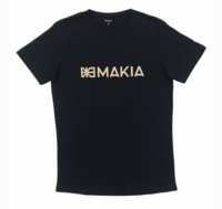 Makia Flag & Makia Print Black T-Shirt
