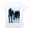 Makia Hounds Print White T-Shirt