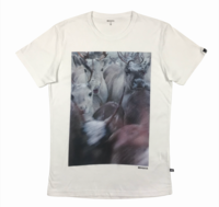 Makia Round Up Print White T-Shirt