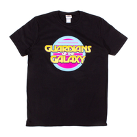 Marvel Black Guardians of the Galaxy Logo Mens T-Shirt