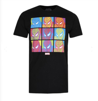 Marvel Black Pop Art Spidey T-shirt