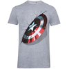 Marvel Captain America Shield Grey Heather T-Shirt
