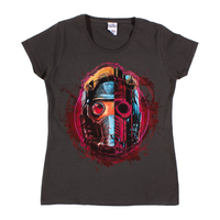 Marvel Charcoal "Avengers Infinity War" Starlord Ladies T-Shirt